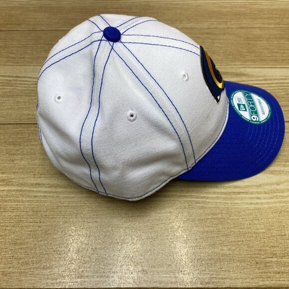 VTG Logo Los Angeles Rams Snap Back New Era 9Forty 2 Tone NFL Cap Adjustable Hat - Picture 6 of 14